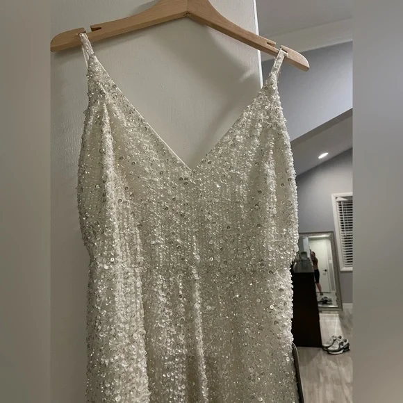 NWT ASOS EDITION Josie embellished cami maxi wedding dress - Picture 2 of 6